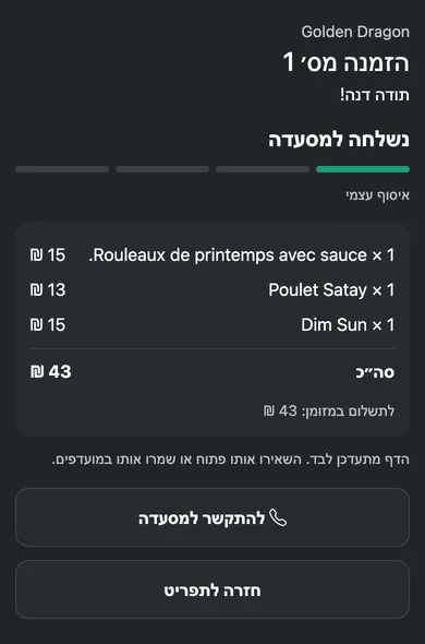 Le suivi de la commande